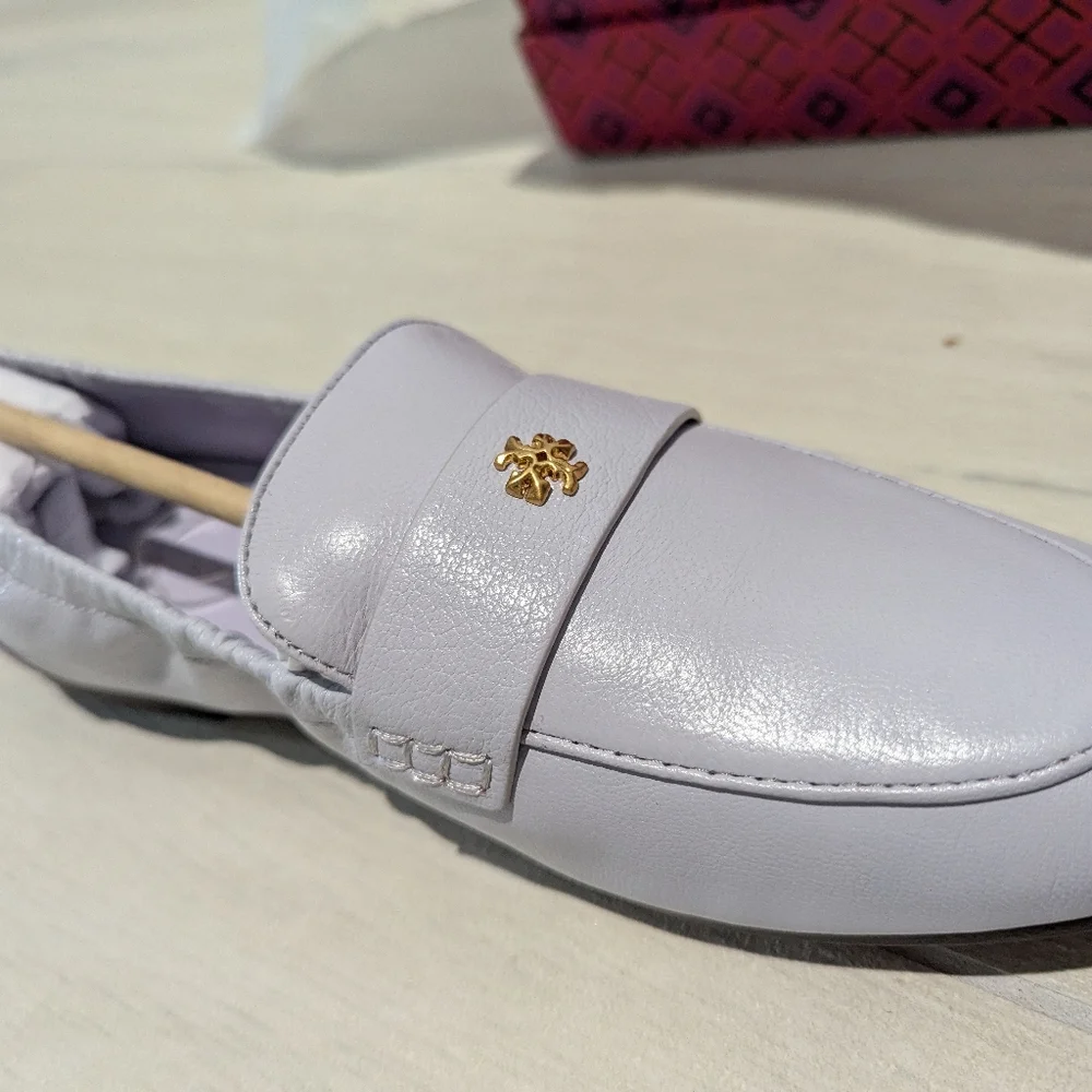 Tory Burch Ballet Loafers with Gold Detail